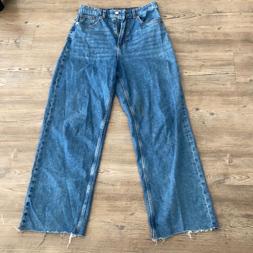 H & M wide leg jeans